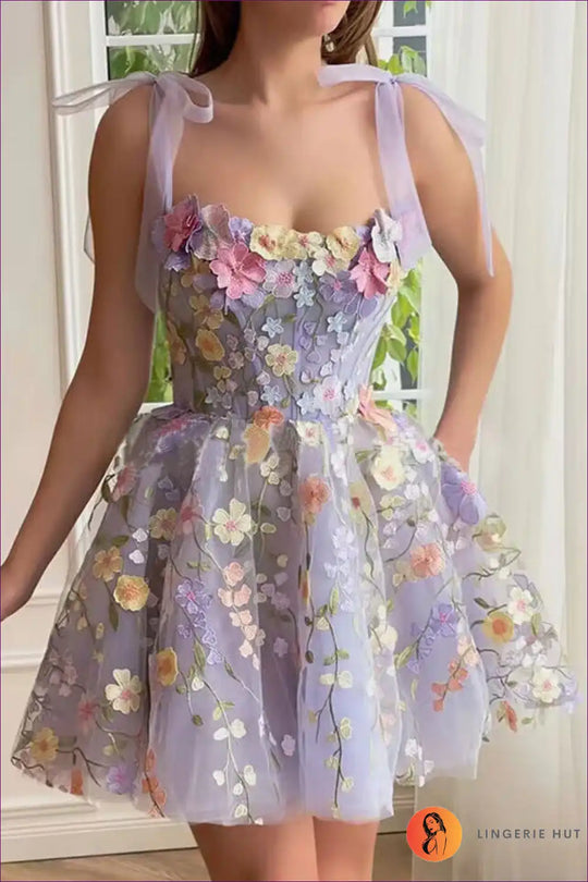 Heidi-Mode | Floral Fantasy Spitzenkleid - Sexy Sommer-Eleganz