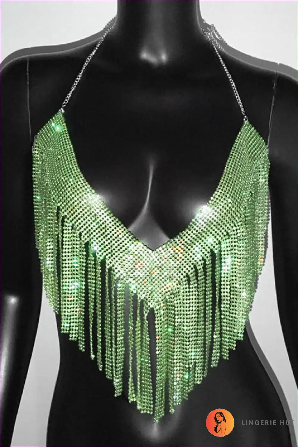Heidi-Mode | Strass Strahlend Top - Nachtclub Glamour