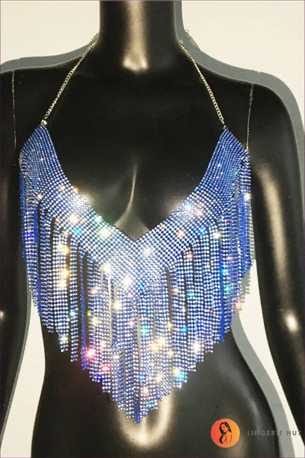 Heidi-Mode | Strass Strahlend Top - Nachtclub Glamour