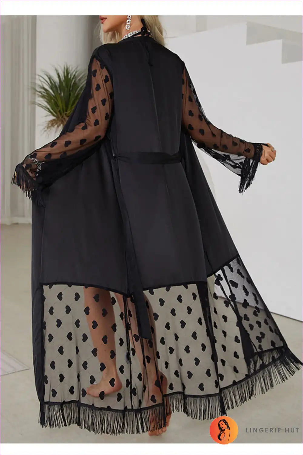 Heidi-Mode | Sexy Ice Silk Robe - Luxuriöse Lounge Kleidung