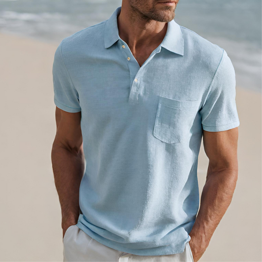 Heidi-Mode | Luxuriöses Leinen Poloshirt