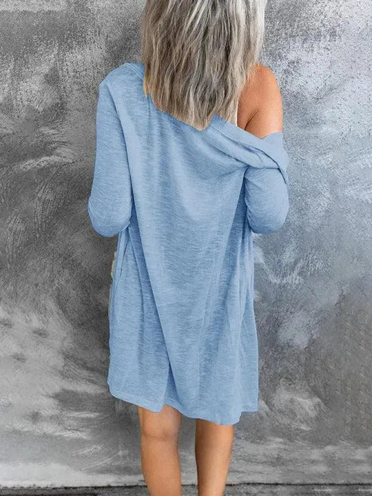 Heidi-Mode | Damen Knopf Strickjacke Pullover im Stilvollen Look