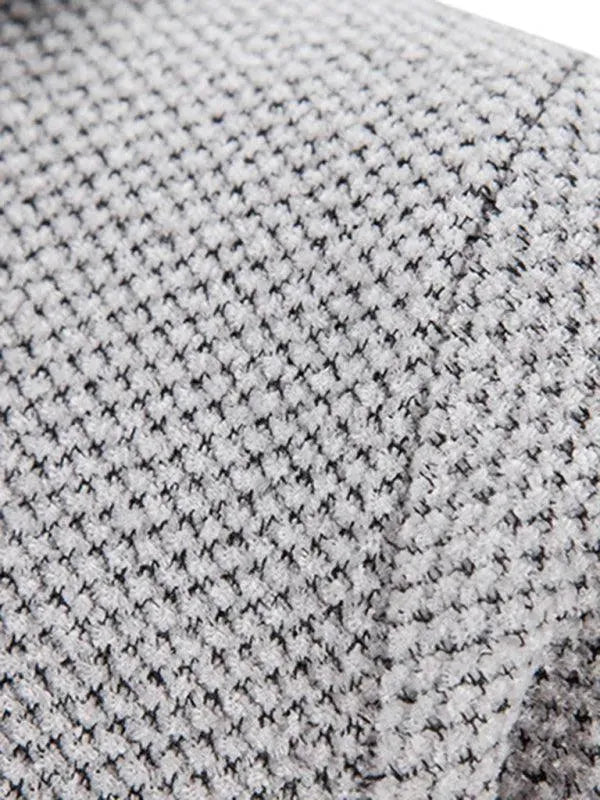 Heidi-Mode | Kapuzen Reißverschluss Männer Strickjacke Pullover