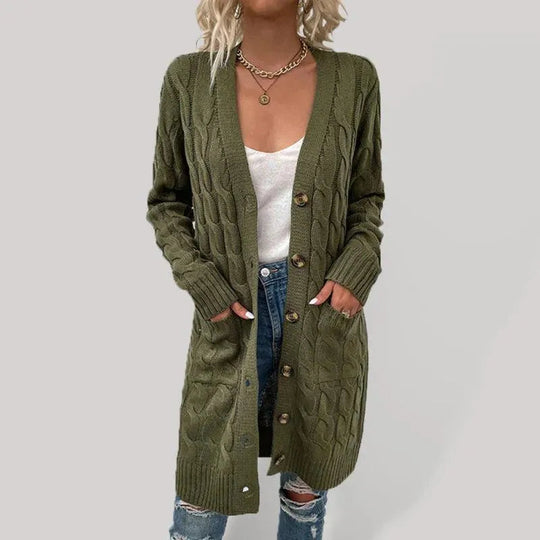 Heidi-Mode | Twist Frauen Strickjacke Pullover