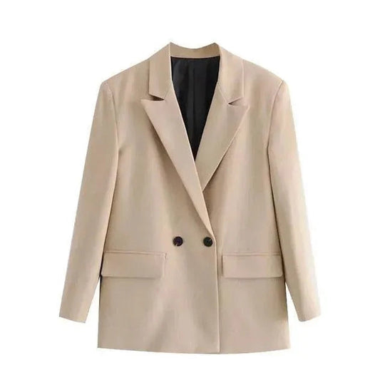 Heidi-Mode | Lockere Blazer Damen - Freizeit - Unifarben