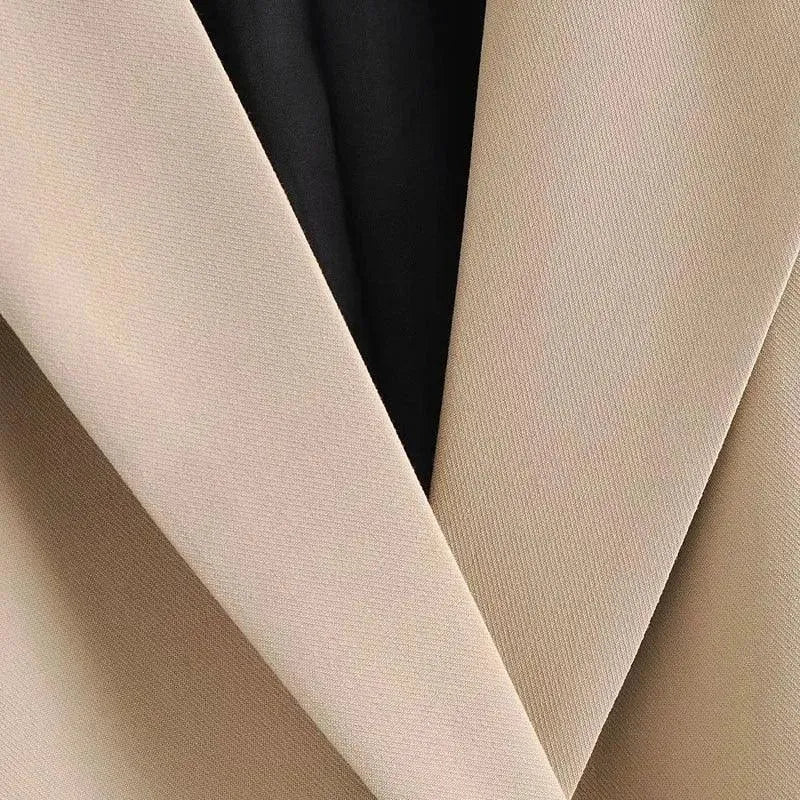 Heidi-Mode | Lockere Blazer Damen - Freizeit - Unifarben