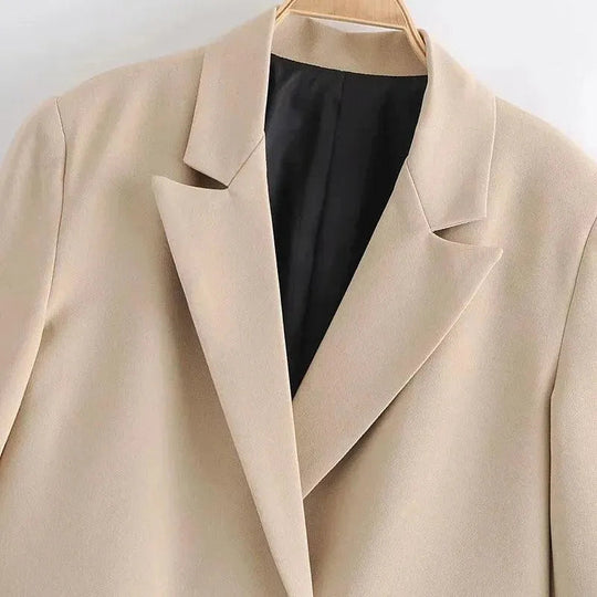 Heidi-Mode | Lockere Blazer Damen - Freizeit - Unifarben