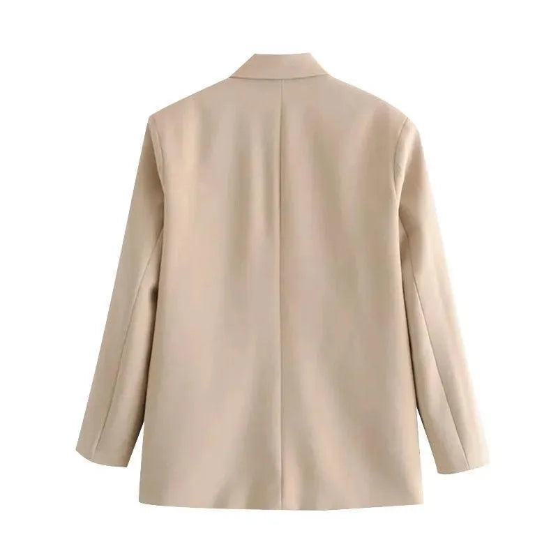 Heidi-Mode | Lockere Blazer Damen - Freizeit - Unifarben