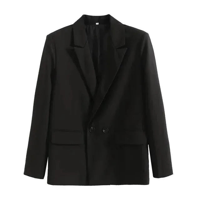 Heidi-Mode | Lockere Blazer Damen - Freizeit - Unifarben