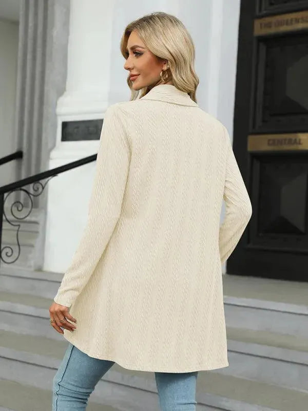 Heidi-Mode | Kragen Strickjacke Top