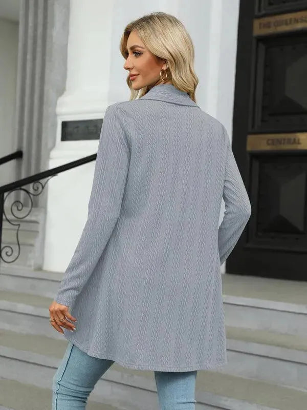 Heidi-Mode | Kragen Strickjacke Top