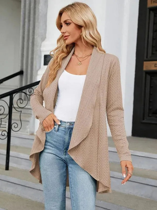 Heidi-Mode | Kragen Strickjacke Top