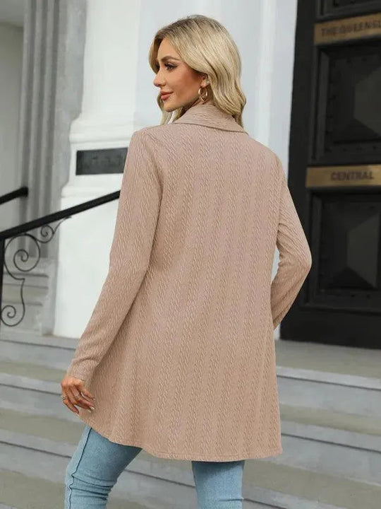 Heidi-Mode | Kragen Strickjacke Top