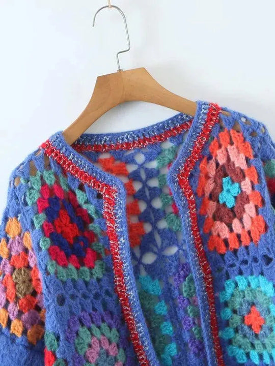 Heidi-Mode | Häkel Frauen Strickjacke Pullover