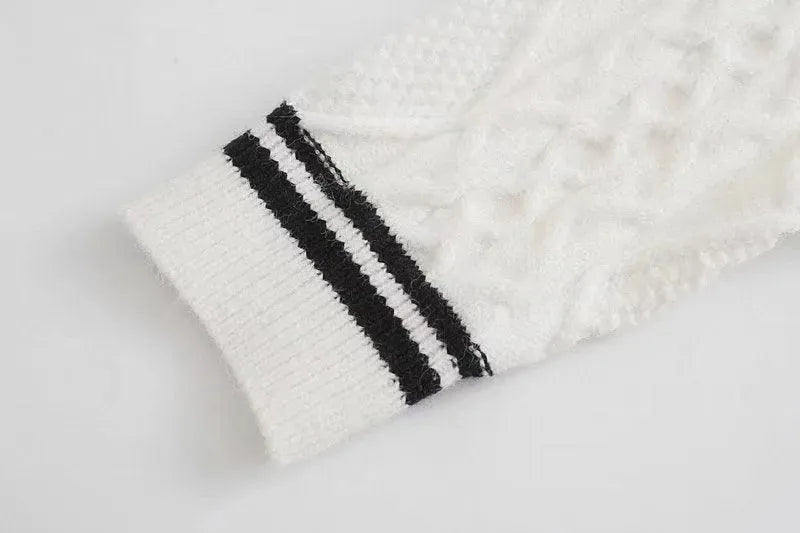 Heidi-Mode | Gestreifte Strickjacken für Frauen