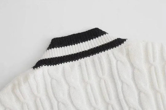 Heidi-Mode | Gestreifte Strickjacken für Frauen