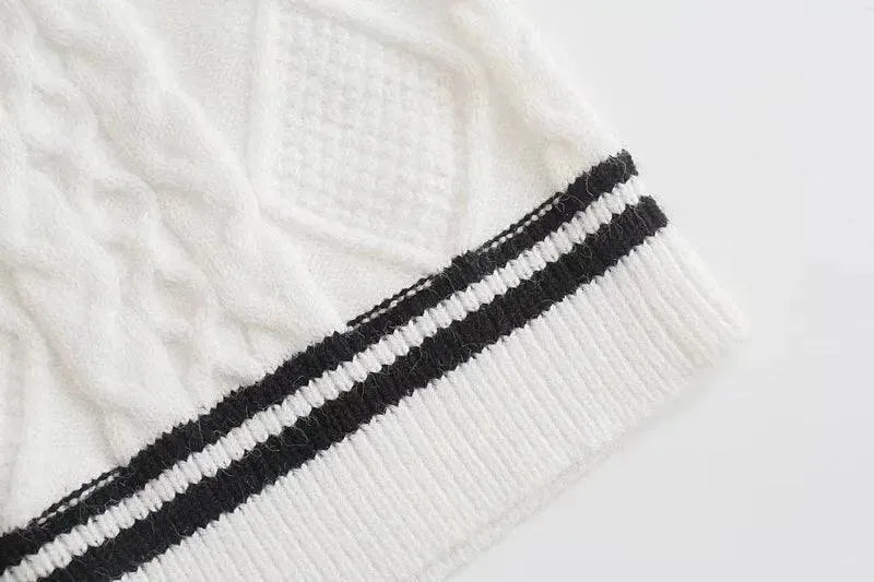 Heidi-Mode | Gestreifte Strickjacken für Frauen