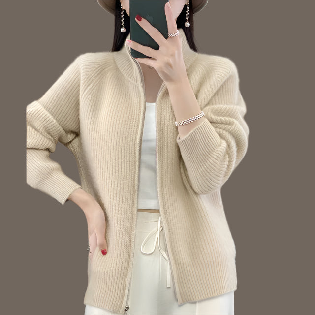 Heidi-Mode | Casual Weste mit Reißverschluss für Damen