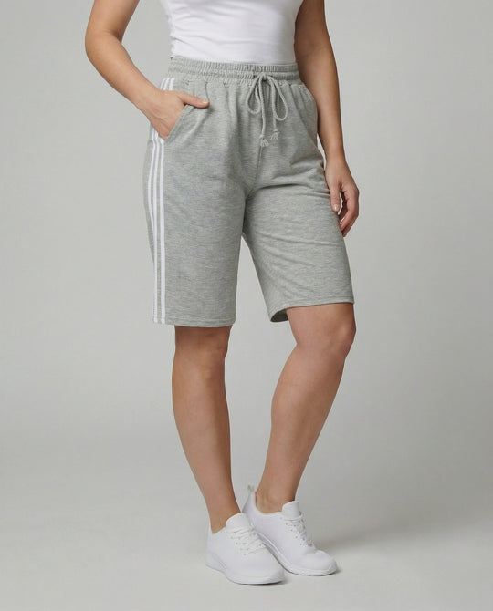 Damen Sportliche Freizeithosen mit seitlichen Streifen Heidi Mode