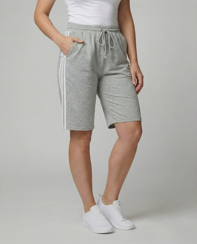 Damen Sportliche Freizeithosen mit seitlichen Streifen Heidi Mode