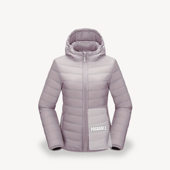 Heidi-Mode | Damen Packable Puffer Jacke mit Kapuze