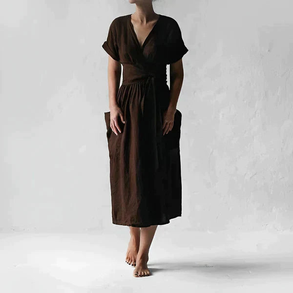 Heidi-Mode | Elegantes Leinenkleid