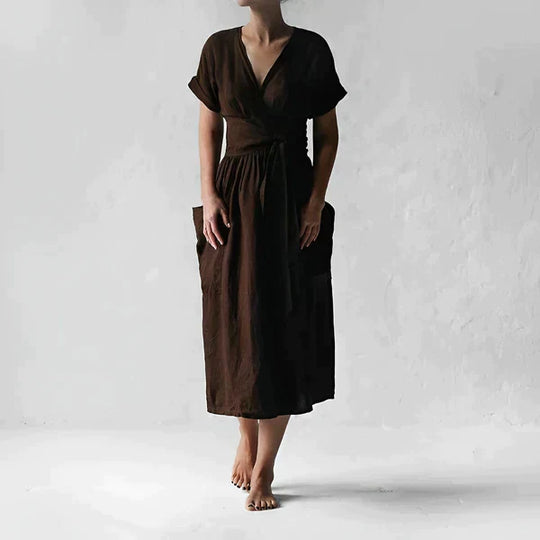 Heidi-Mode | Elegantes Leinenkleid