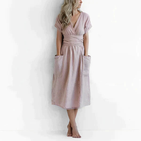 Heidi-Mode | Elegantes Leinenkleid