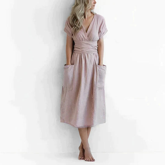 Heidi-Mode | Elegantes Leinenkleid