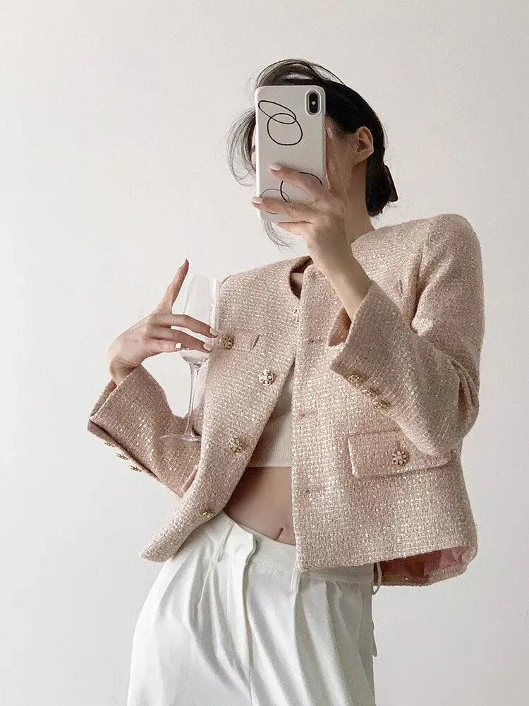 Heidi-Mode | Luxus Frauen Tweed-Jacke