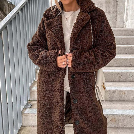 Heidi-Mode - Schicke Winter Teddy Wärmende Jacke für Frauen