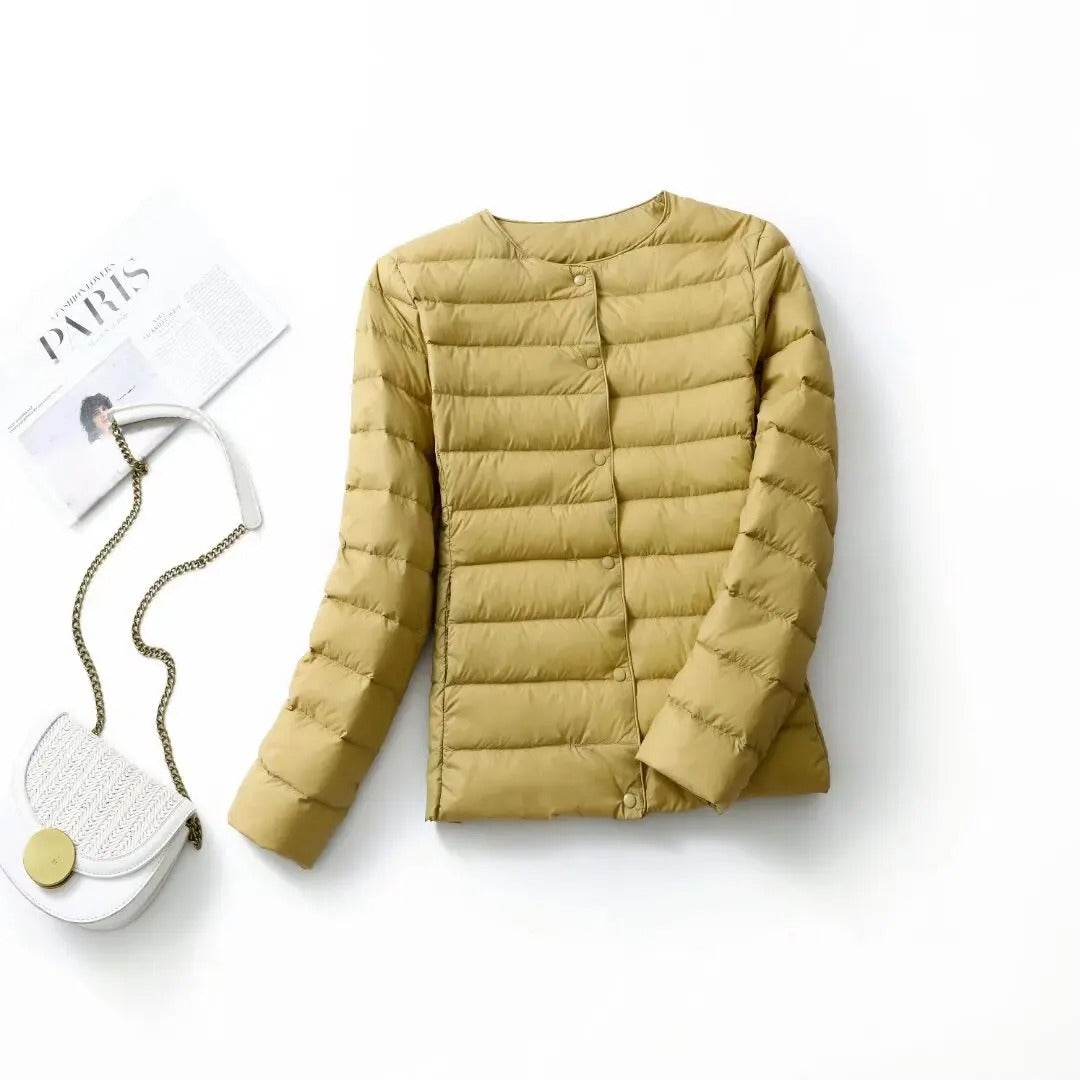 Heidi-Mode | Kragenlose Daunenjacke Frauen