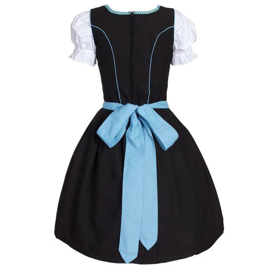 Heidi-Mode - Stilvolle Himmelblau Oktoberfest Dirndl mit Eleganter Stickerei für Frauen