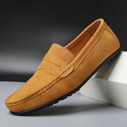 Heidi-Mode | Le Dreux Wildleder Slipper