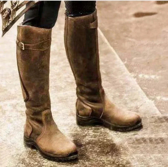 Heidi-Mode | Wasserdichte Knielange Stiefel für Damen