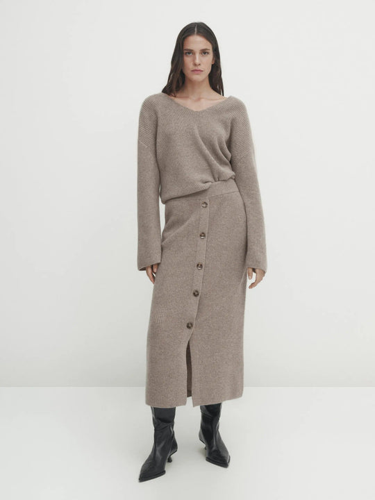 Heidi-Mode | Frans-Geïnspireerde Losse Gebreide Trui