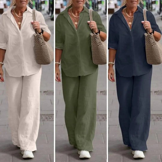 Heidi-Mode | Lässiges Baumwoll-Set Für Damen
