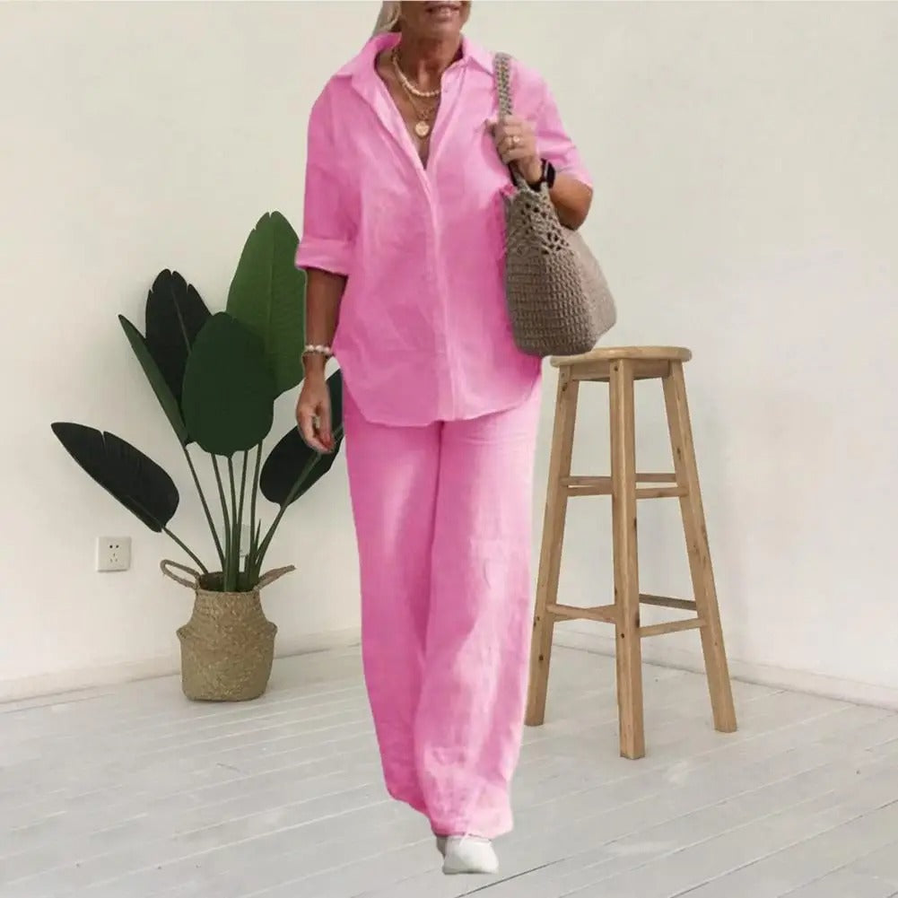 Heidi-Mode | Lässiges Baumwoll-Set Für Damen