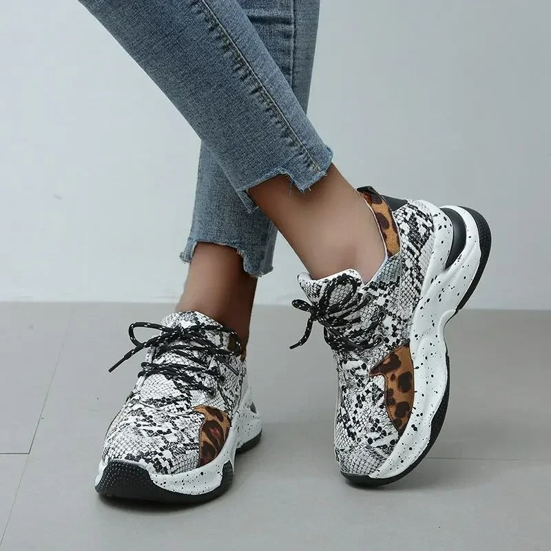 Heidi-Mode | Leopardenmuster Sportschuhe für Damen