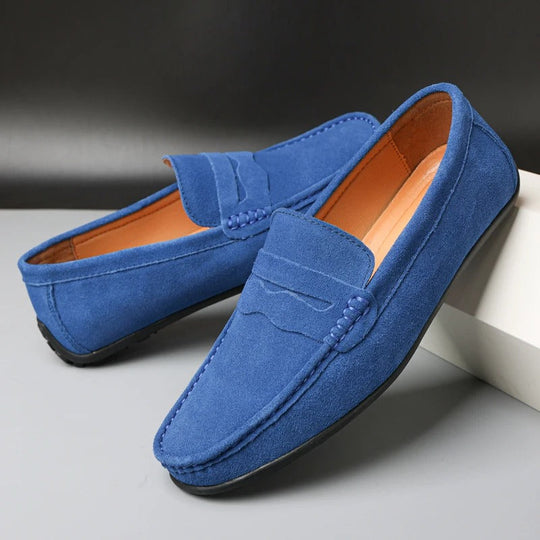 Heidi-Mode | Le Dreux Wildleder Slipper