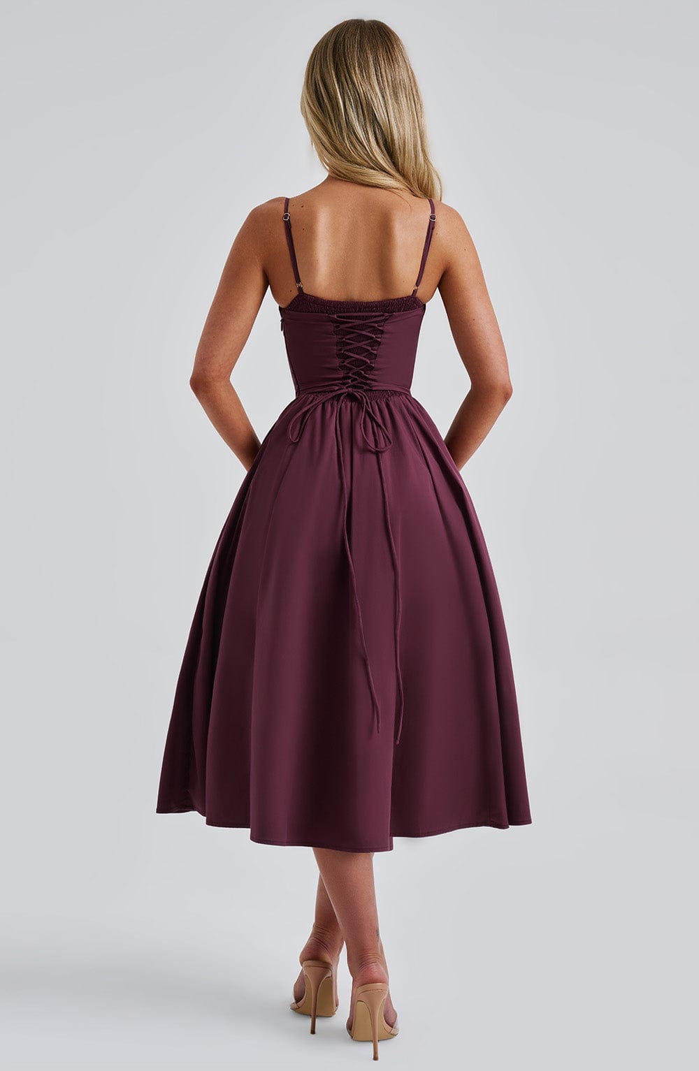 Heidi-Mode | Midi Kleid Cherry Lack