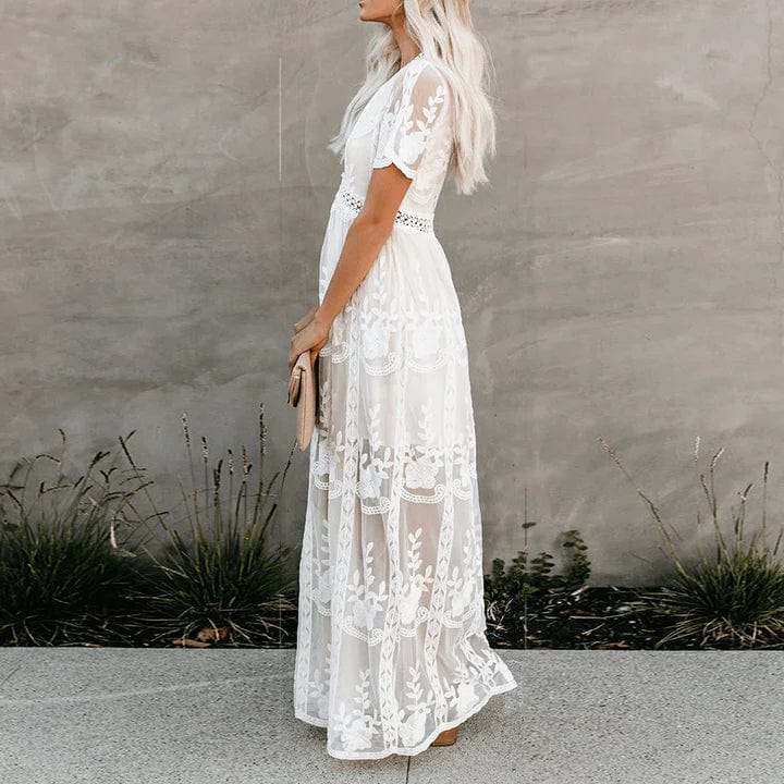 Heidi-Mode | Maxi Spitzen Ibiza Kleid