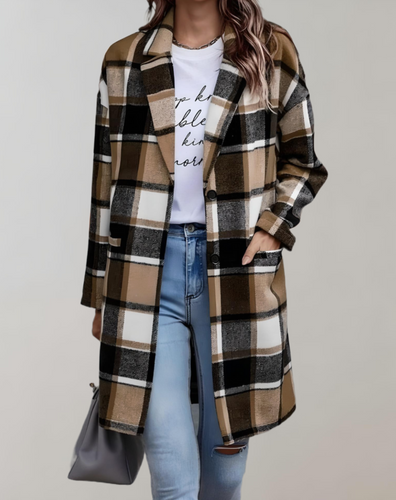 Heidi-Mode | Oversized Karierte Jacke