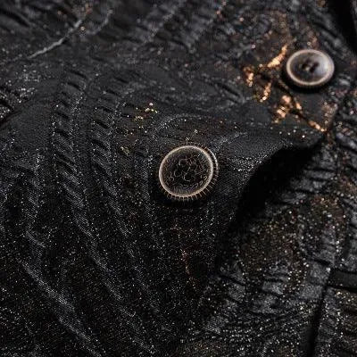 Heidi-Mode | Herren Blazer - Schwarzer Pailletten Blazer