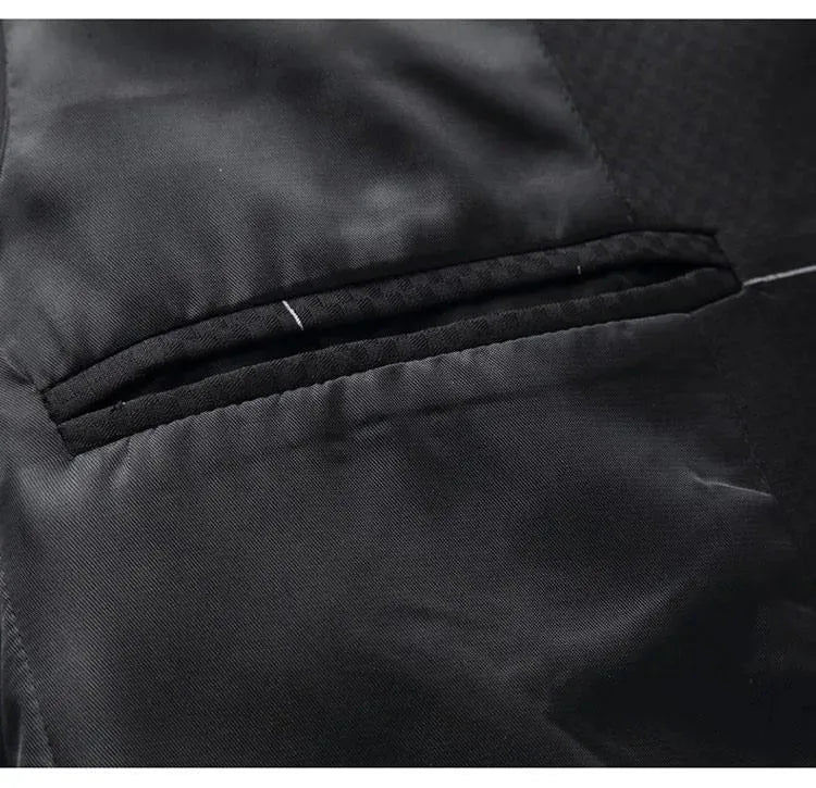 Heidi-Mode | Herren Blazer - Blazer mit weißen Drucken