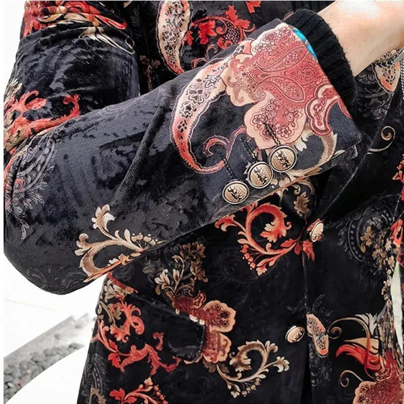 Heidi-Mode | Herren Blazer - Korallenmuster Blazer