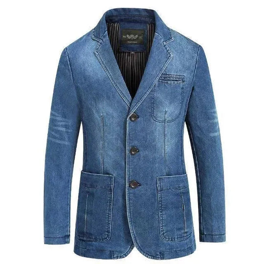 Heidi-Mode | Herren Blazer - Cowboy Denim Jeans Blazer
