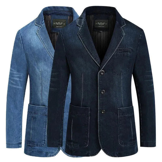 Heidi-Mode | Herren Blazer - Cowboy Denim Jeans Blazer