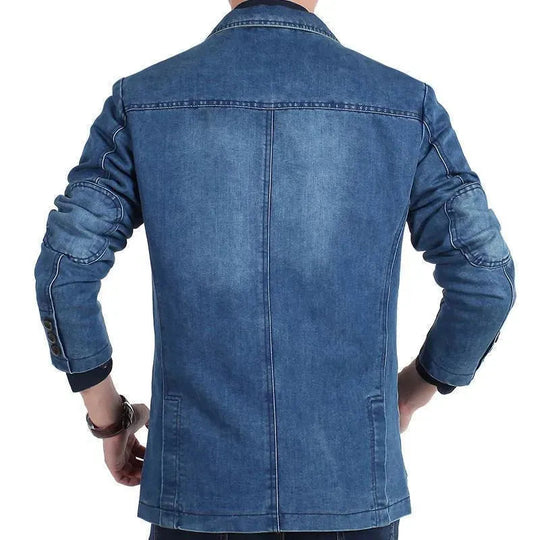 Heidi-Mode | Herren Blazer - Cowboy Denim Jeans Blazer