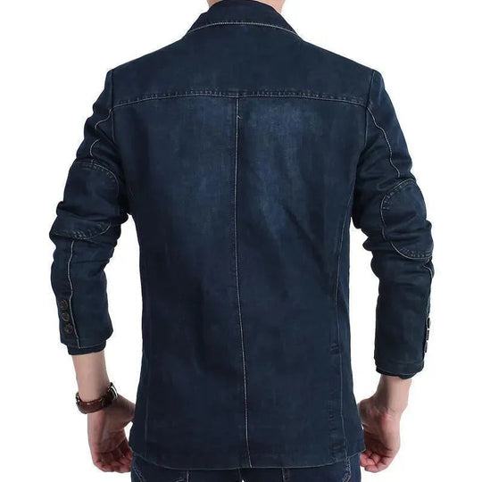 Heidi-Mode | Herren Blazer - Cowboy Denim Jeans Blazer